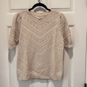 NWT LOFT Pointelle Sweater